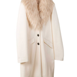 Cappotto donna white wise