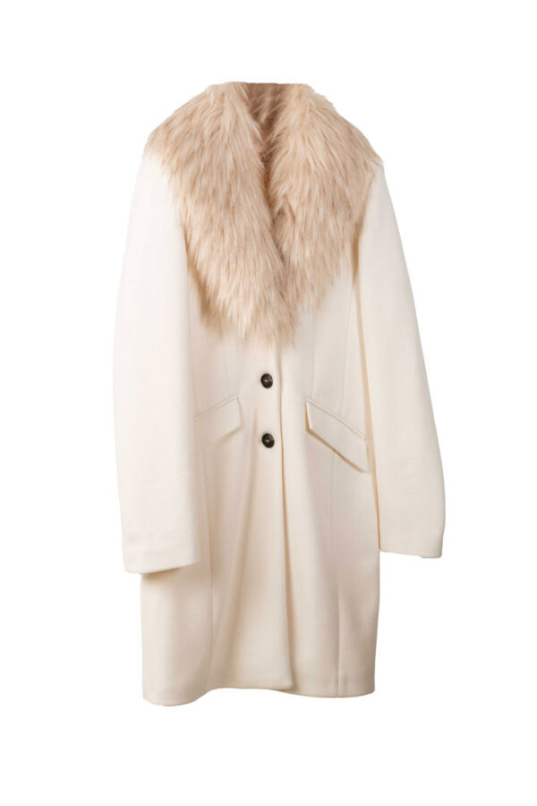 Cappotto donna white wise