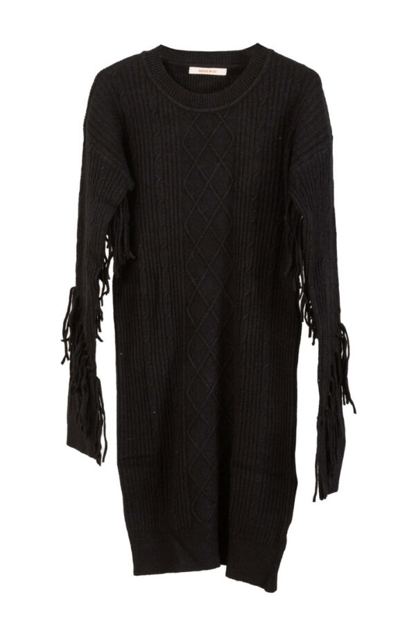 Abito in maglia girocollo donna White wise - immagine 2