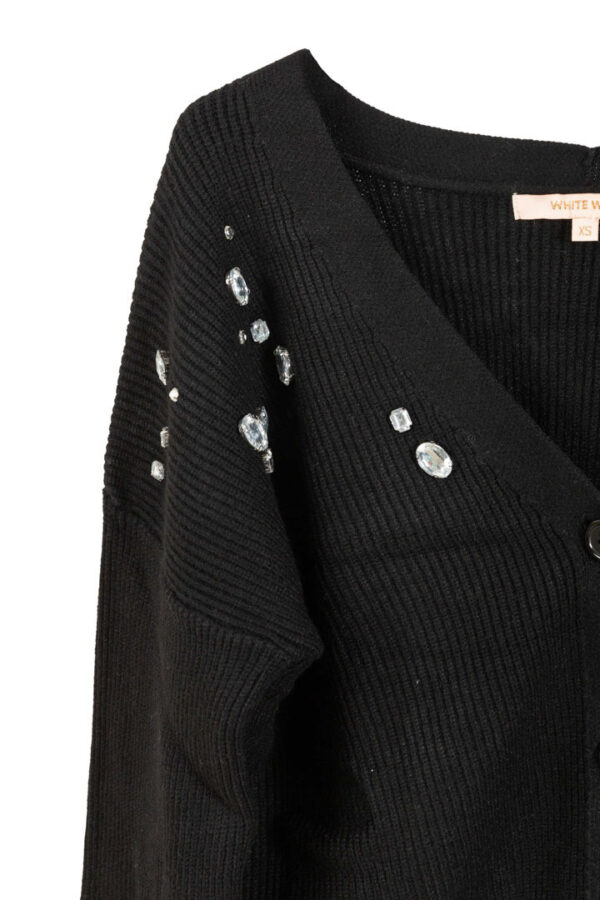 Cardigan corto donna White wise - immagine 4
