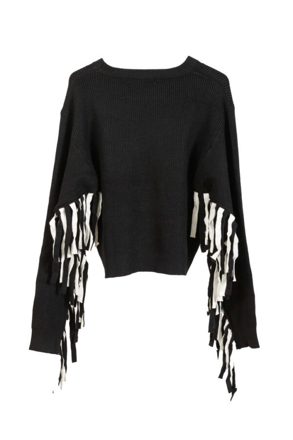 Pullover girocollo donna White wise - immagine 3