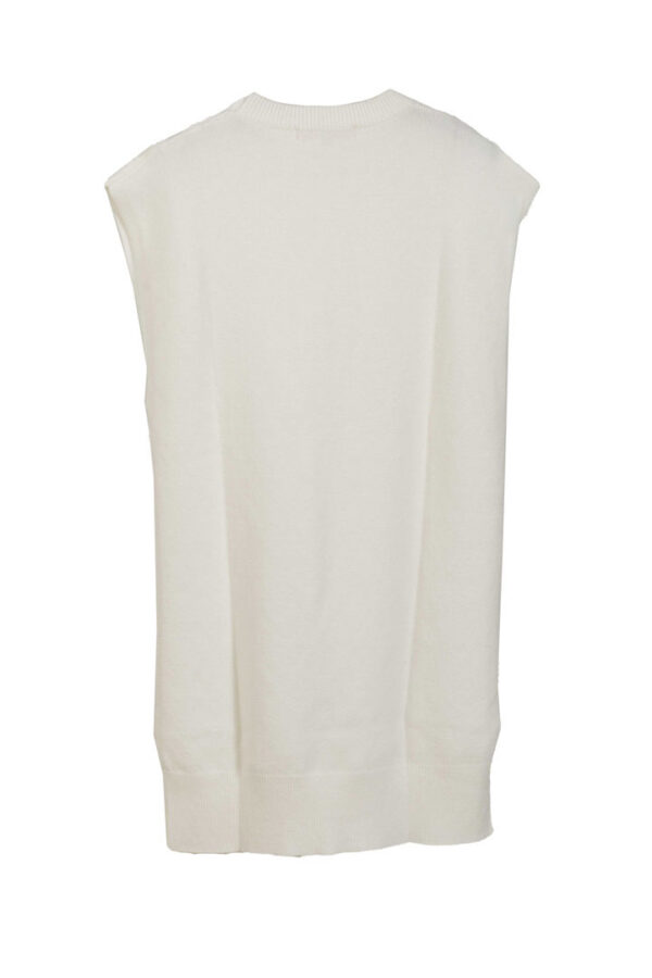 Gilet lungo donna White wise - immagine 3