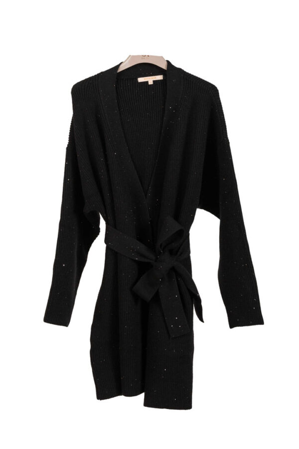 Cardigan donna con cintura White wise
