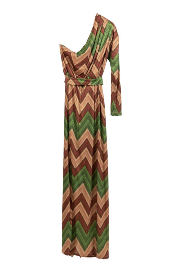 Abito lungo monospalla donna Access fashion - immagine 3