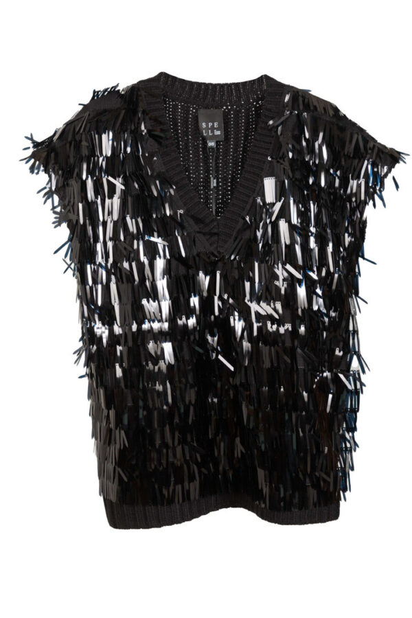 Gilet con paillettes donna Access Fashion