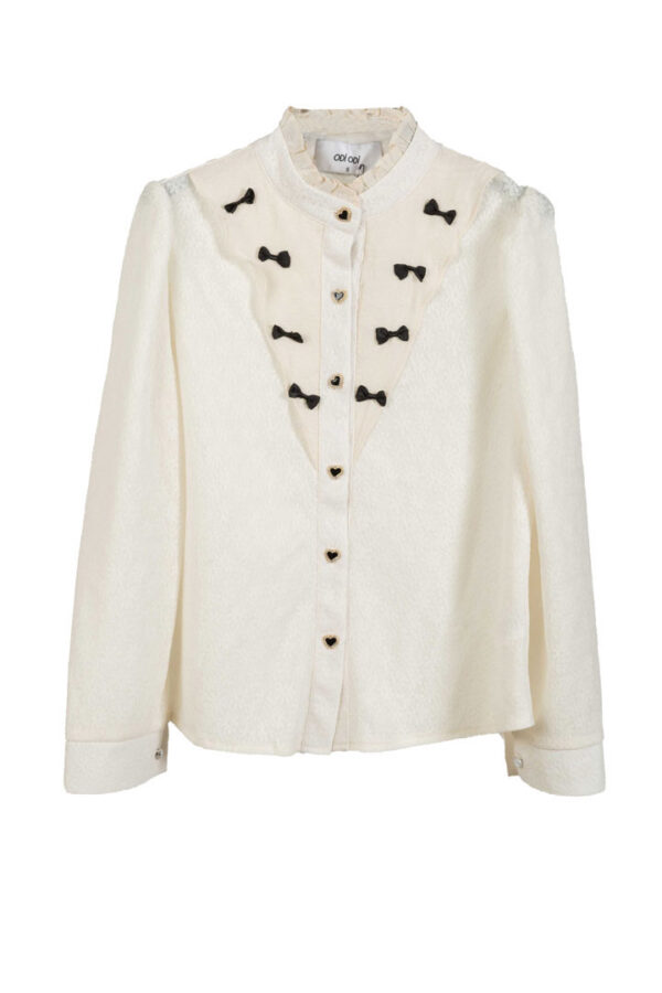 Camicia con applicazioni donna Odì odì