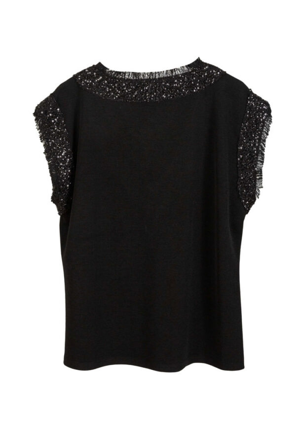 Gilet con paillettes donna Access fashion - immagine 3