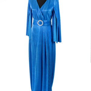 Abito effetto kimono lungo con cintura donna Access Fashion