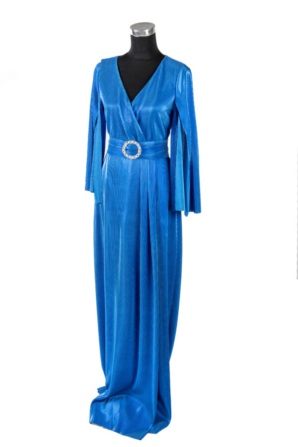 Abito effetto kimono lungo con cintura donna Access Fashion