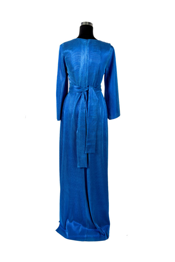 Abito effetto kimono lungo con cintura donna Access Fashion - immagine 3