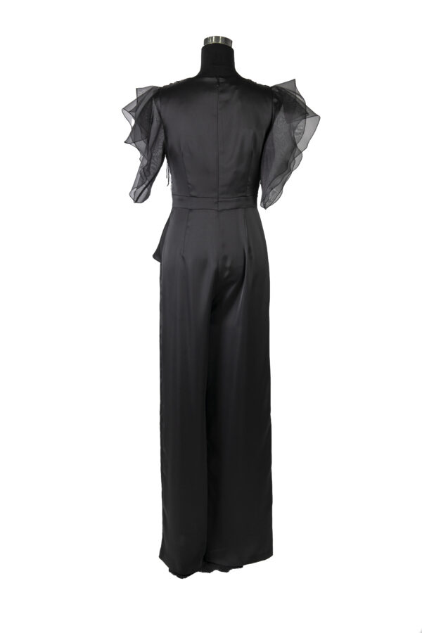 Tuta donna con paillettes e volant NUMERO TRE - immagine 4